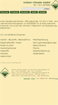 Mobile Screenshot of gruenerchemie.com